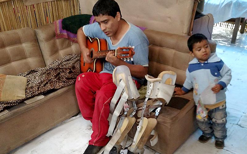 Disabled musician