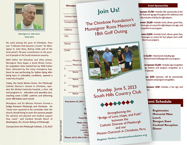 Chimbote Foundation 18th Annual Golf Outing Brochure